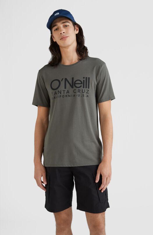 Heren O`Neill T-shirt Cali Original, Olijfgroen