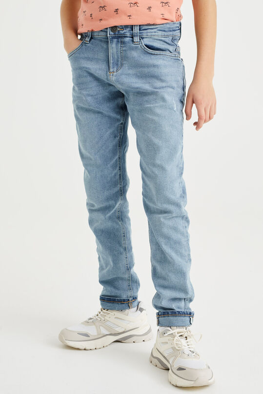 Jongens regular fit jeans met stretch, Lichtblauw