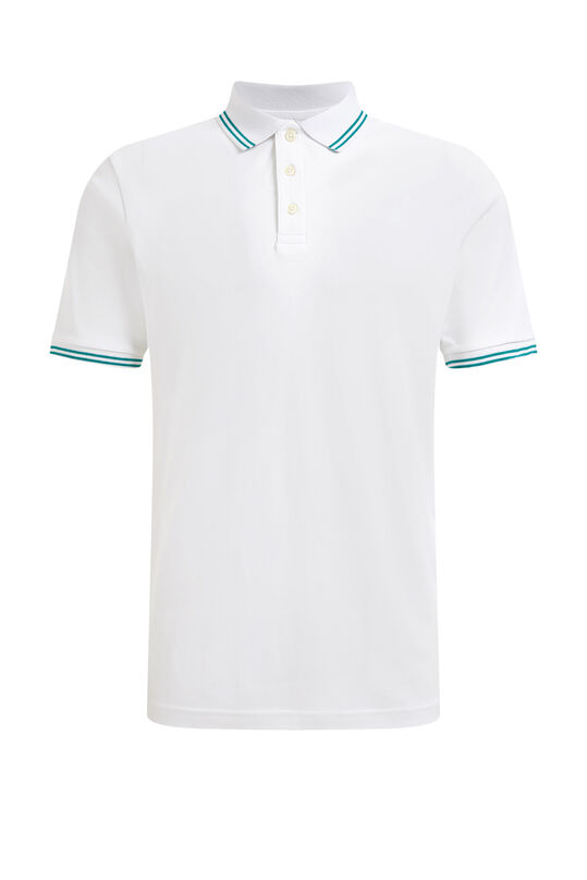Heren polo, Wit
