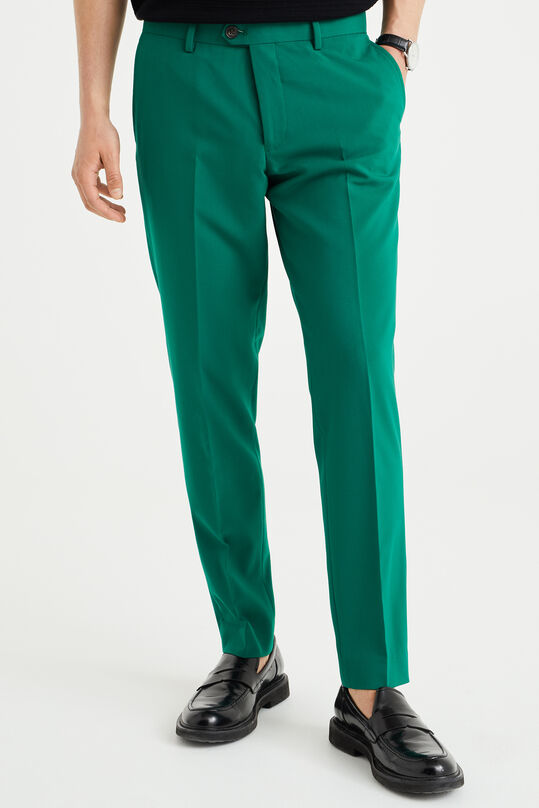 Heren slim fit pantalon, Groen