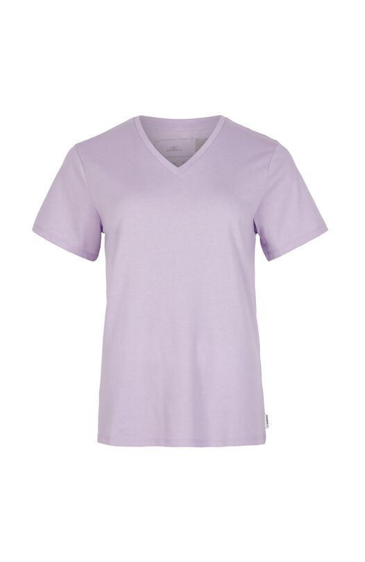 Dames O`Neill T-shirt Essentials met V-hals, Paars