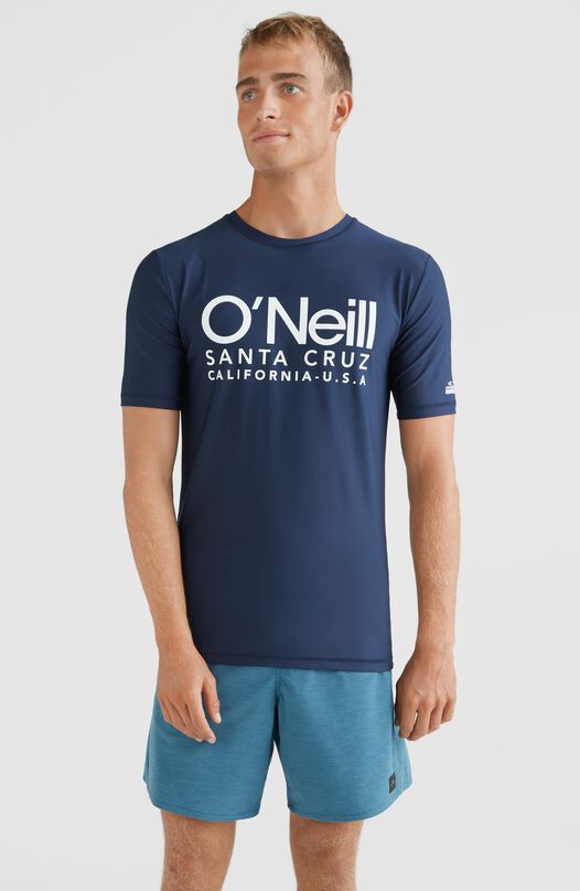 Heren O`Neill Cali Shortsleeve UPF 50+ Sun Shirt Skin, Blauw