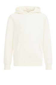 Unisex capuchonsweater, Gebroken wit