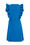 Meisjes jurk met structuur, Kobaltblauw