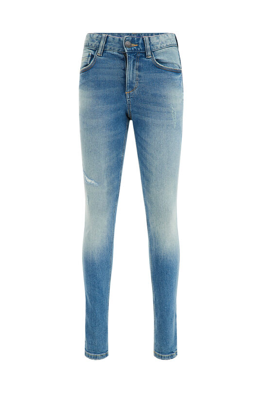 Jongens skinny fit jeans van jog denim , IJsblauw