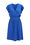 Dames jurk met structuur, Kobaltblauw