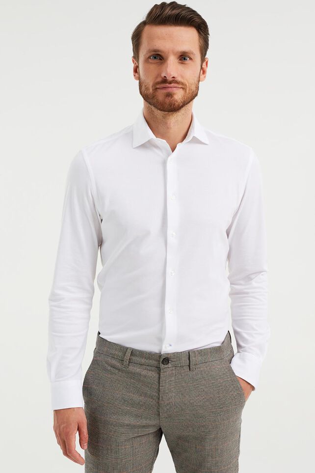 Complex Londen Nathaniel Ward Heren Witte overhemden | WE Fashion