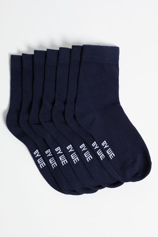 Jongens sokken, 7-pack, Marineblauw