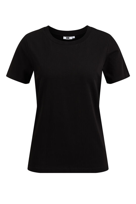 Dames T-shirt van biologisch katoen, Zwart