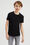 Jongens basic T-shirt met ronde hals, 2-pack, Zwart
