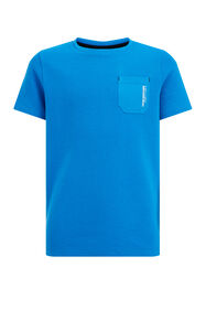 Jongens T-shirt van ribstof, Blauw