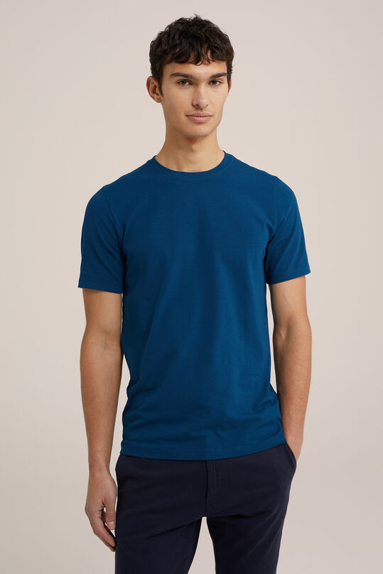 Heren T-shirt, Blauw