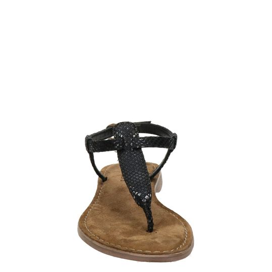 Lazamani dames sandaal, Zwart