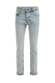 Heren slim fit jeans met comfort stretch, Lichtblauw