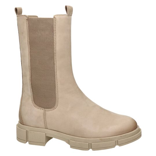 Nelson dames chelseaboot, Taupe
