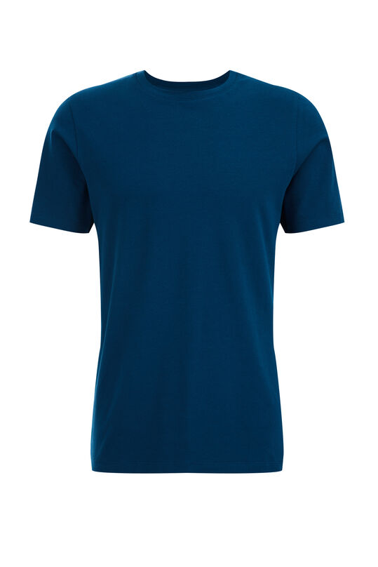Heren T-shirt, Blauw