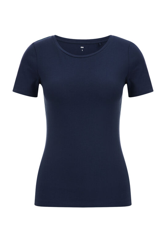 Dames T-shirt, Donkerblauw