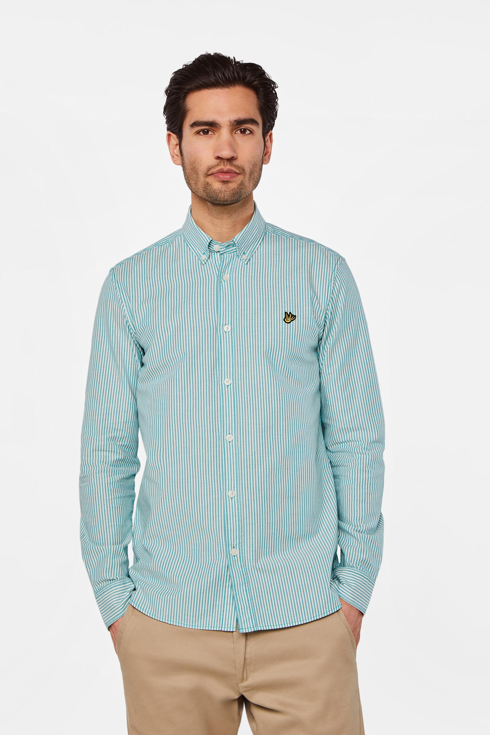 Slim Fit Heren Shirt GW-2 Kleding Herenkleding Overhemden & T-shirts Oxfords & Buttondowns 